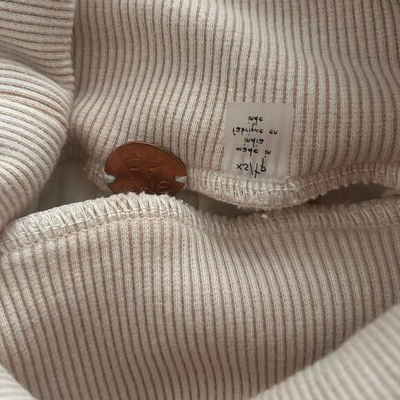 Free People One Alphina Cream Ruffle Thermal Mini Skirt – XS cottagecore whimsy - Picture 4 of 8